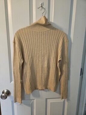 Barry Bricken Vintage Silk And Cashmere Turtleneck Sweater